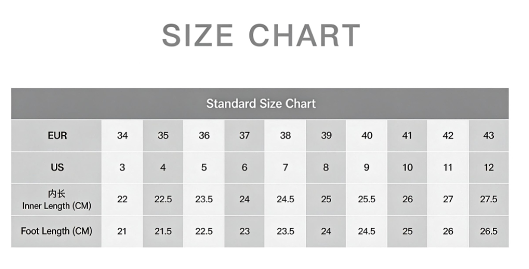 Size chart for Shoes UGG Ansley