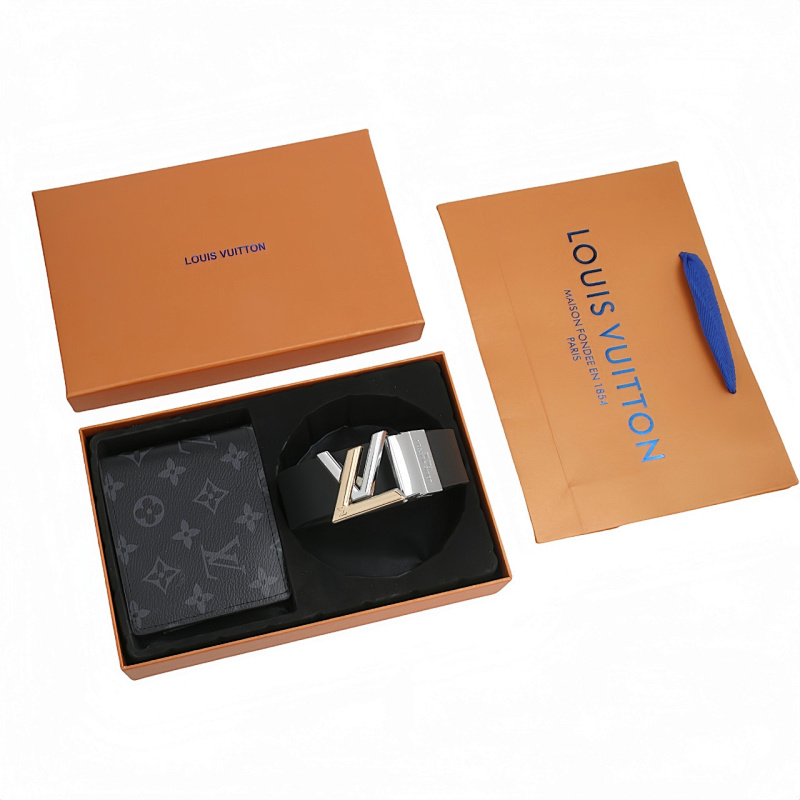 LV Belt and Wallet Set