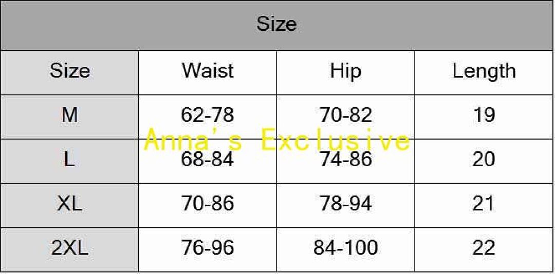 Size chart for CK -PDDYF Underwear